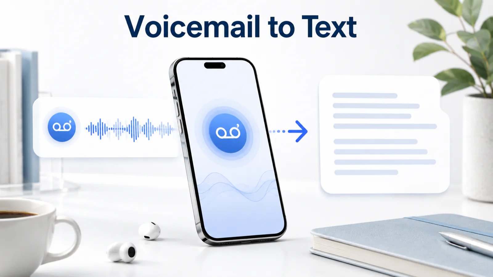 Un buzón de voz se convierte en texto legible: el mensaje llega al teléfono como audio y sale como transcripción escrita
